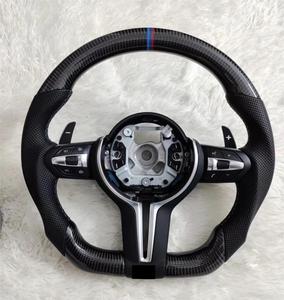 Volante in Fibra di Carbonio Personalizzato con Display LED Riscaldato per M2 M3 M4 M5 F10 F50 F30 F32 F80 F82 F90 E90 E92 E60 E63 <span class=keywords><strong>G20</strong></span> <span class=keywords><strong>G30</strong></span> - Product Image 5