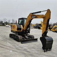 Kontrol Cerdas SY60C Mini Excavator Crawler SANY Sistem Telematika EVI Pemantauan Peralatan Waktu Nyata Penggunaan Global
