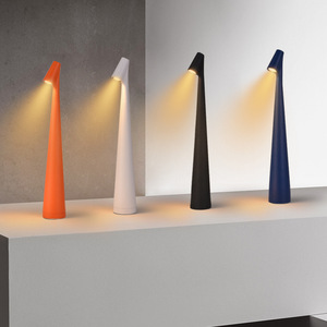 Lampu Meja Portabel Tanpa Kabel TAIKOO dengan Kontrol Sentuh, Lampu Ambient LED Gaya Nordik untuk Kamar Tidur, Lampu Malam Desainer - Product Image 1