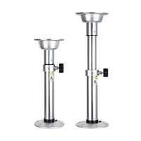 Pieds de table en métal de haute qualité CAPEXRV, en alliage d'aluminium, réglables, pour caravane, bateau, extérieur, quai, camping-car