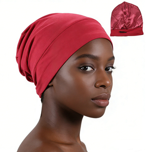 HZM-18250 <span class=keywords><strong>Bonnet</strong></span> souple réglable pour femme, couvre-cheveux de nuit, <span class=keywords><strong>bonnet</strong></span> hijab, <span class=keywords><strong>sous</strong></span>-écharpe, doublure <span class=keywords><strong>en</strong></span> satin de <span class=keywords><strong>soie</strong></span> - Product Image 1