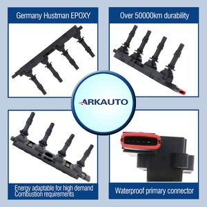 Bobina di Accensione ARKAUTO 1208008 90536194 per OPEL VAUXHALL Vectra B <span class=keywords><strong>Corsa</strong></span> <span class=keywords><strong>C</strong></span> Signum Tigra Meriva Astra SAAB 9-3 <span class=keywords><strong>1.8</strong></span> - Product Image 2