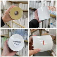 Étiquettes d'expédition thermiques personnalisées 4x6 pouces 100x150mm Rouleaux d'autocollants adhésifs A6 100x150mm pour imprimante