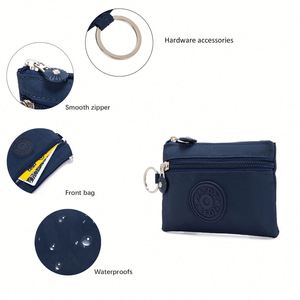 Wholesale Cute Mini Card Holder Coin <b>Wallet</b> Custom <b>Small</b> Bag Waterproof Oxford Fabric Keychain Purse for Promotional Backpacks - Product Image 5