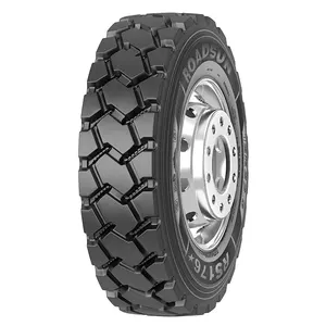 좋은 타이어 가격 모든 강철 방사형 트럭 타이어 크기 1200-24 1200/24 Roadsun 방사형 트럭 12.00R24 튜브리스 트럭 타이어