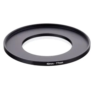 77mm passo Suppliers-49mm-77mm 49mm to 77mm 49- 77mm Step Up Ring Filter Adapter for For filters adapters LENS LENS hood LENS CAP