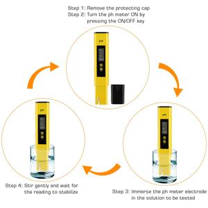 pH-mètres de haute précision, équipement de laboratoire de chimie, testeur de qualité de l'eau, stylo pH numérique - Product Image 4