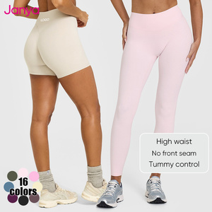 Janya Set <span class=keywords><strong>Donna</strong></span> Personalizzato con Logo: Reggiseno Sportivo, Leggings da Allenamento e Shorts – Completo a 3 Pezzi ad Alta Elasticità <span class=keywords><strong>per</strong></span> <span class=keywords><strong>Palestra</strong></span>, Fitness e Yoga - Product Image 4