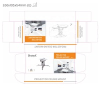 Support de plafond universel réglable et pivotant pour projecteur, personnalisable