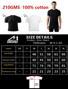 เสื้อยืดเปล่า แขนสั้น ทรงปกติ ผ้าฝ้าย 100% ระบายอากาศได้ดี น้ำหนัก 150 กรัม ไซส์ยุโรป |   ผู้ชายชาวออสเตรเลียอเมริกันแท้ - Product Image 2