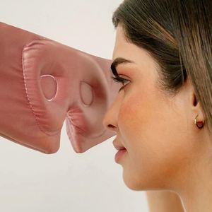 Custom Logo Luxury Large Mulberry Eyemask With Gift Box Wholesale 100% 3D Silk Eye <b>Mask</b> for Better <b>Sleep</b> - Product Image 2
