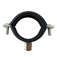 Colliers de serrage réglables de haute qualité pour tuyaux de suspension et colliers de serrage en acier avec caoutchouc EPDM pour mesures en pouces