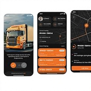 Aplicación de Entrega de Carga: Reserva, rastrea y gestiona envíos de carga con GPS en tiempo real, pagos seguros y entrega rápida a domicilio. - Product Image 1