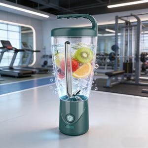 Portable 1000ml Blender 6 Blades Ice Crushing USB Rechargeable Turbo Mode Heavy Duty Leak Proof BPA Free Smoothie <b>Maker</b> Travel - Product Image 5