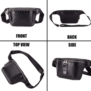 Personnalisé Mini Taille Poitrine <span class=keywords><strong>Sac</strong></span> Brun Foncé Crocodile Ceinture <span class=keywords><strong>Sac</strong></span> <span class=keywords><strong>Banane</strong></span> <span class=keywords><strong>Sac</strong></span> de Taille Pour Homme Et <span class=keywords><strong>Femme</strong></span> - Product Image 6