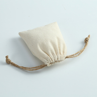10 coton toile de jute bijoux emballage pochettes organisateur mariage fête de noël sac de bonbons présent Mariage Jute cordon cadeau sac