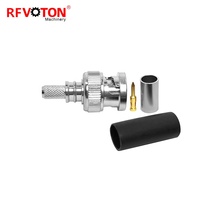 Connecteur BNC droit sans soudure à sertir (EZ) étanche pour câble coaxial LMR195 RG58 – Vente en gros
