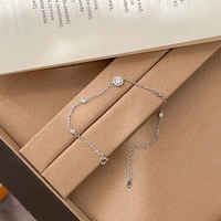 Bracelet rond ultra-brillant de style luxe en argent pour femmes - Sophistiqué, polyvalent et élégant