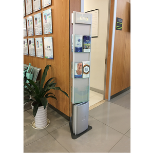 حامل كتب وصحف دوار ثلاثي الأبعاد قائم على الأرض، رف عرض A3 للدعاية والمعارض والمجلات - Product Image 3