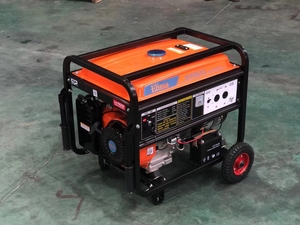 8KW/10KVA mở máy phát điện xăng đặt 50Hz/60Hz Điện áp 220V/110V điện bắt đầu/Hướng dẫn sử dụng bắt đầu với bánh xe di chuyển và tay vịn - Product Image 6