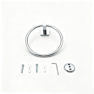 Metalique 52042-CR <span class=keywords><strong>Porte</strong></span>-serviettes mural moderne robuste en alliage <span class=keywords><strong>de</strong></span> zinc chromé et acier inoxydable, facile à installer et à nettoyer, durable pour la <span class=keywords><strong>salle</strong></span> <span class=keywords><strong>de</strong></span> <span class=keywords><strong>bain</strong></span> - Product Image 2
