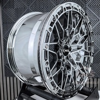 Jantes en alliage d'aluminium OEM True Beadlock personnalisées chromées forgées 5x112 pour BMW M2 G87 M3 G80/G81 M4 G82/G83