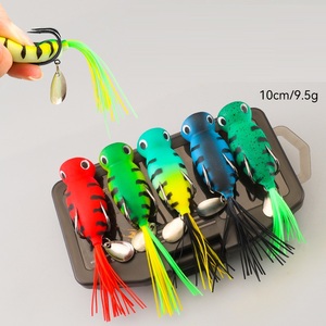 เหยื่อปลอม<span class=keywords><strong>กบ</strong></span><span class=keywords><strong>ยาง</strong></span>ซิลิโคนคุณภาพสูง ขนาด 10 ซม. แบบลอยน้ำ น้ำหนัก 9.5 กรัม สำหรับ<span class=keywords><strong>ตก</strong></span><span class=keywords><strong>ปลา</strong></span>ชะโดในน้ำจืด แม่น้ำ ลำธาร - Product Image 2