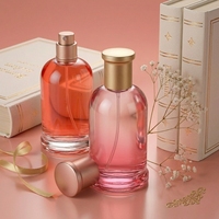 Flacons de parfum de qualité en verre dépoli mat cylindrique vide de 100 ml, design élégant du fabricant Anding