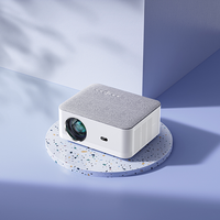 Mini Proyector Inteligente H80 con Enfoque Automático, Android LED HD 1080P, Compatible con 4K, Sonido Estéreo HIFI, Videos, Teléfono Móvil, Cine en Casa, Exterior
