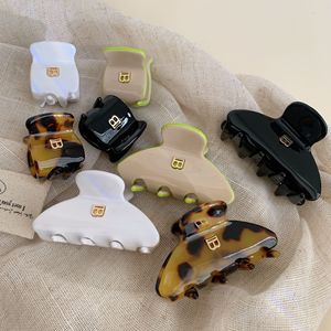 Style coréen bonne vente or lettre personnalisation différentes tailles acétate de Cellulose griffe de cheveux pour cheveux épais pour femmes filles - Product Image 3