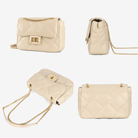 Sac en cuir véritable pour femmes Nouveau style national chinois Petit sac à main carré 2024 Nouveau modèle Elements Fashion Crossbody Pack