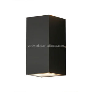 Carcasa de aluminio cuadrada IP65 impermeable 2x7W COB LED moderno arriba y abajo luz de pared - Product Image 4
