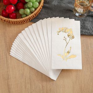 Floral Print Paper Napkins 330mmx400mm Disposable Themed Party Hotel Use - Product Image 4