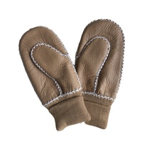 Gants d'hiver pour enfants, gants en fourrure personnalisés, gants pour enfants et bébés, mode, double face en peau de mouton, gants et mitaines pour enfants
