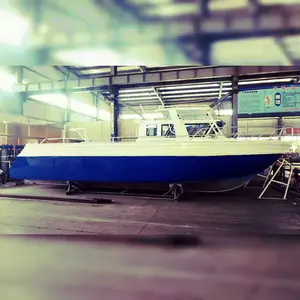 Çin balıkçı teknesi 5m alüminyum tamamen kaynaklı balıkçı teknesi 30ft tekne kabin alüminyum yat