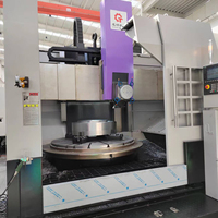 Machine-outil de traitement des métaux à grande vitesse pour tour CNC vertical industriel et robuste pour pièces de grand diamètre