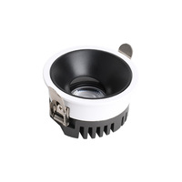 Spot LED anti-éblouissement pour projet hôtelier, 220V, encastré, aluminium, usage intérieur, diamètre 75mm