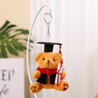 Peluche Docteur Ours Pendentif Porte-clés Graduation Ours Sac Accessoires Graduation Cadeau Commémoratif En Peluche Pour Les Filles