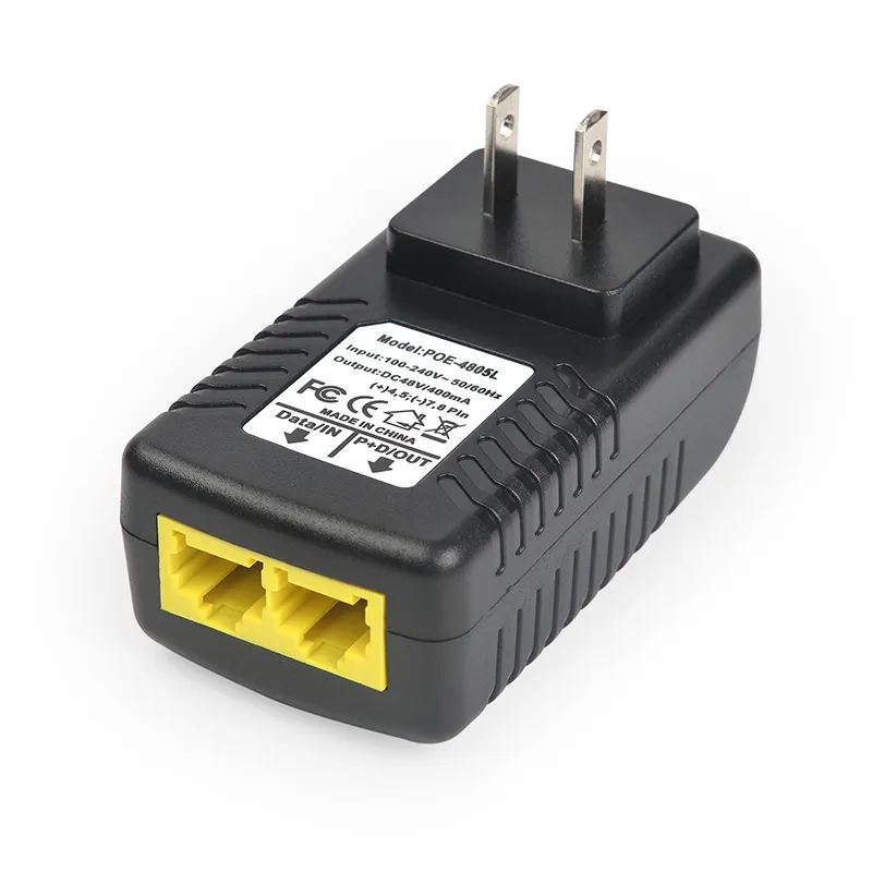 SDAPO PoE4805 미국 표준 48V 0.5A 전원 이더넷 10/100Mbps 수동 PoE 인젝터