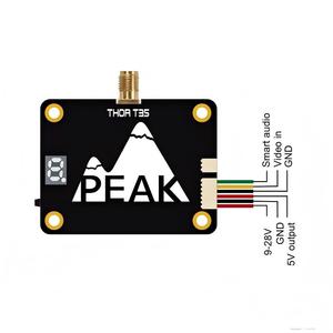 超长距离 Peak Thor T35 3-4.9GHz 3W VTX 无人机配件视频发射器 25mW\200mW\500mW\1000mW\3000mW 64CH 3000M-4938MHz - Product Image 3