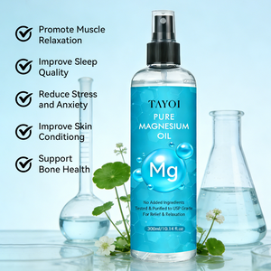 Huile de massage corporel de haute qualité pour la relaxation musculaire, soulagement des raideurs après l'entraînement, spray d'huile de magnésium pure - Product Image 4