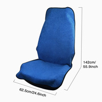 Housse de siège de voiture universelle en tissu éponge, imperméable, antidérapante, coussin de siège sport absorbant la transpiration, accessoires intérieurs automobiles
