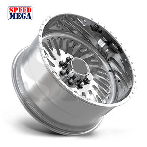 Jantes de camion Speedmega Deep Dish forgées monobloc super concaves polies miroir 20-26 pouces 6x135 pour F150 Silverado 1500 - Product Image 2