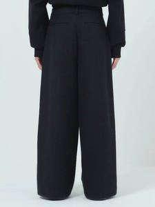 Pantalones de Lana Personalizados MengTu <span class=keywords><strong>W275</strong></span> para Hombre, Estilo Vintage, Corte Recto y Ancho, Cintura Media, Otoño Invierno, Ecológicos (OEM) - Product Image 4