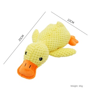 Dễ thương giải nén vịt con heo đất voi phim hoạt hình sang trọng khác thêu thú nhồi bông Thú cưng Chó mèo cắn kháng thanh nhạc Đồ chơi - Product Image 6