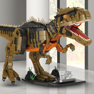 Bloques de Construcción de Dinosaurio Jurásico para Niños, Juguetes de Gran Tamaño, Tiranosaurio <span class=keywords><strong>Rex</strong></span>, 75cm, 1872 Piezas - Product Image 3