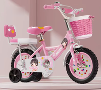 Vélo pour enfants à cadre en acier de 12 à 20 pouces avec roues d'apprentissage, pour garçons et filles de 2 à 10 ans, prix abordable
