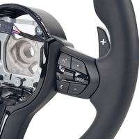 Volant en cuir intégral M Sport pour BMW M3 F30 F15 F16 F20 F21 F25 F26 M5 F10 F11 F06 F07 F12 F13 F01 E90 E90 X5 E70 E87 E81