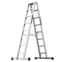 Échelle télescopique en aluminium de haute qualité escaliers échelle en aluminium pliante compacte