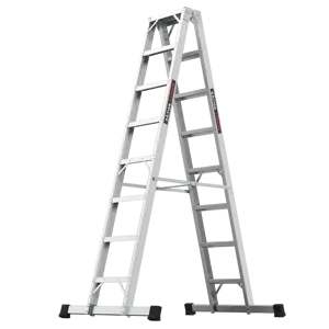 Escalera telescópica de aluminio de alta calidad escalera de aluminio plegable compacta